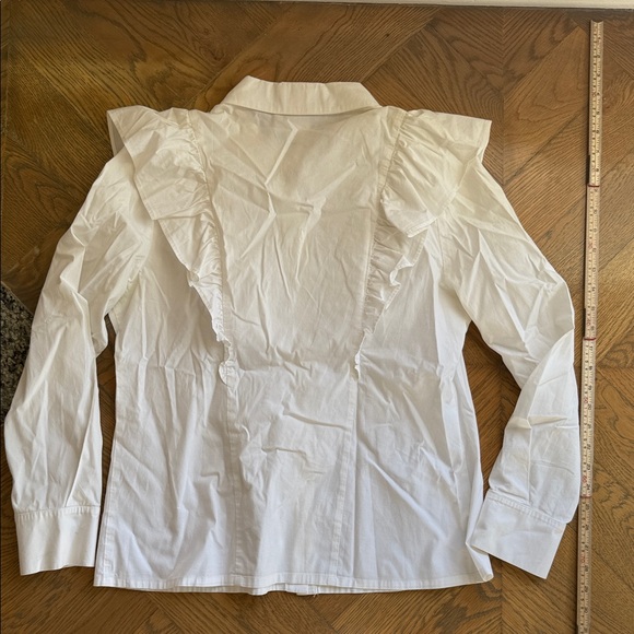 Olivia White Button-Up Shirt - Picture 6 of 7